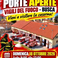 Porte aperte al Distaccamento dei Vigili del Fuoco di Busca